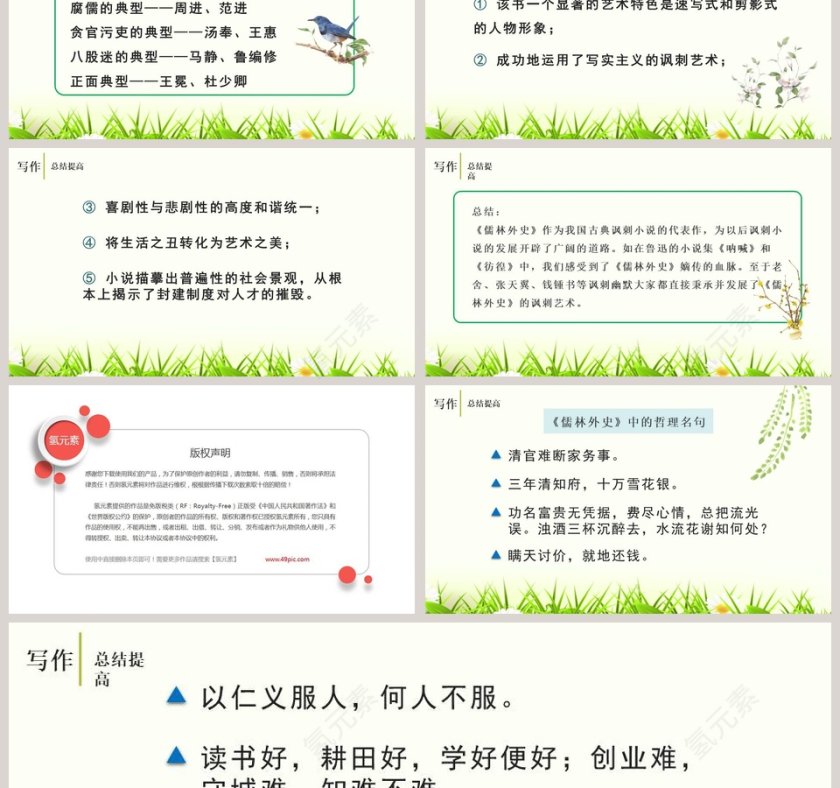名著导读儒林外史讽刺作品的阅读语文课件PPT第3张