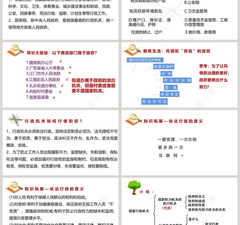 国家行政机关党建工作PPT模板第3张