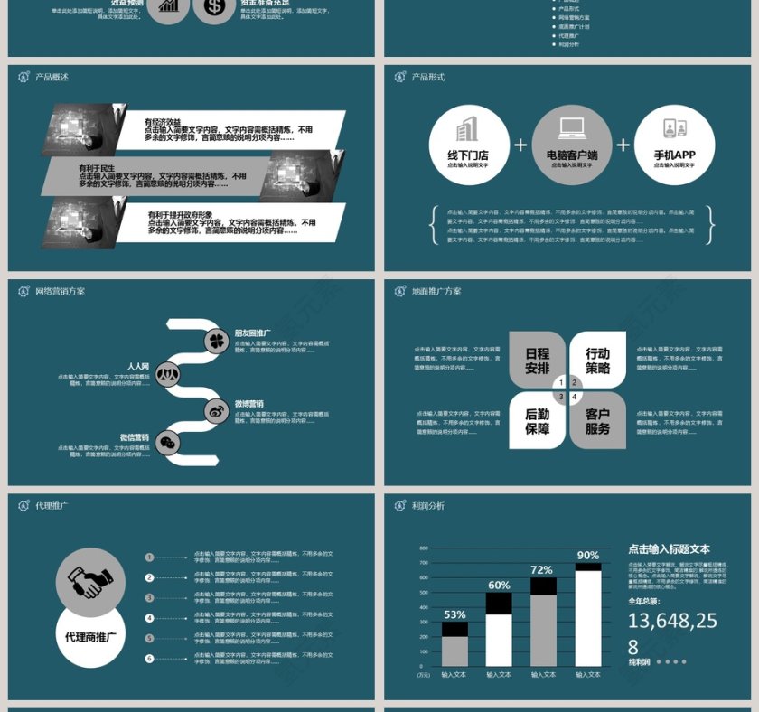 项目创业商业项目策划书商业计划书PPT第4张