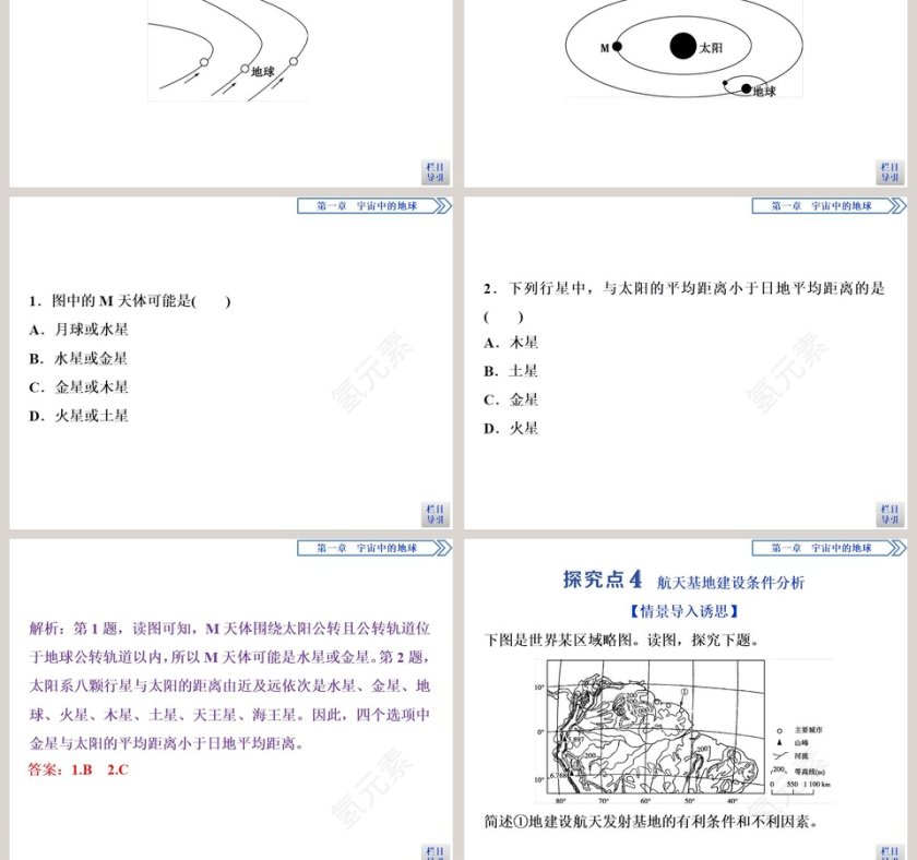 第一节地球的宇宙环境教学ppt课件第11张