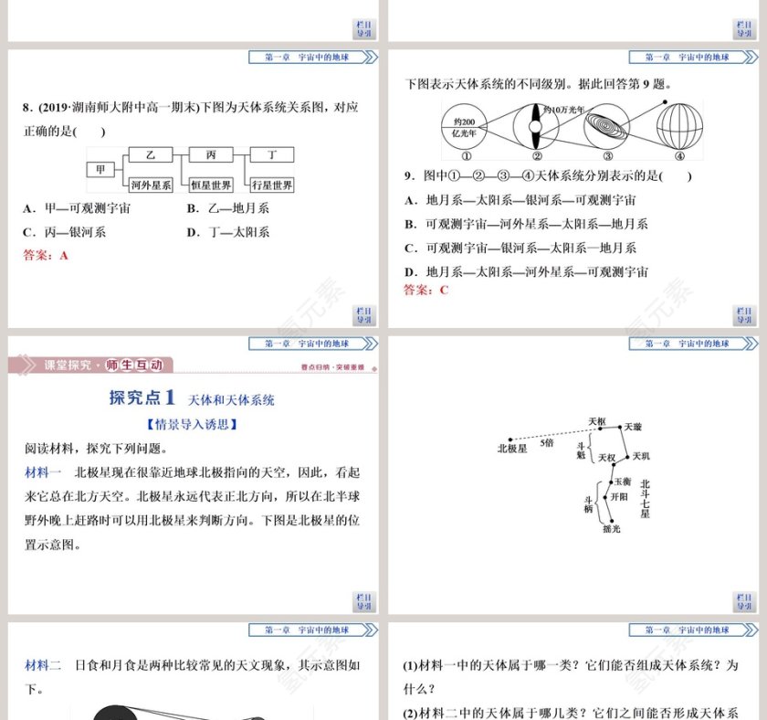 第一节地球的宇宙环境教学ppt课件第4张
