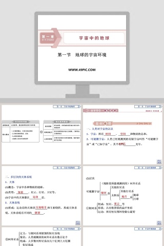 第一节地球的宇宙环境教学ppt课件