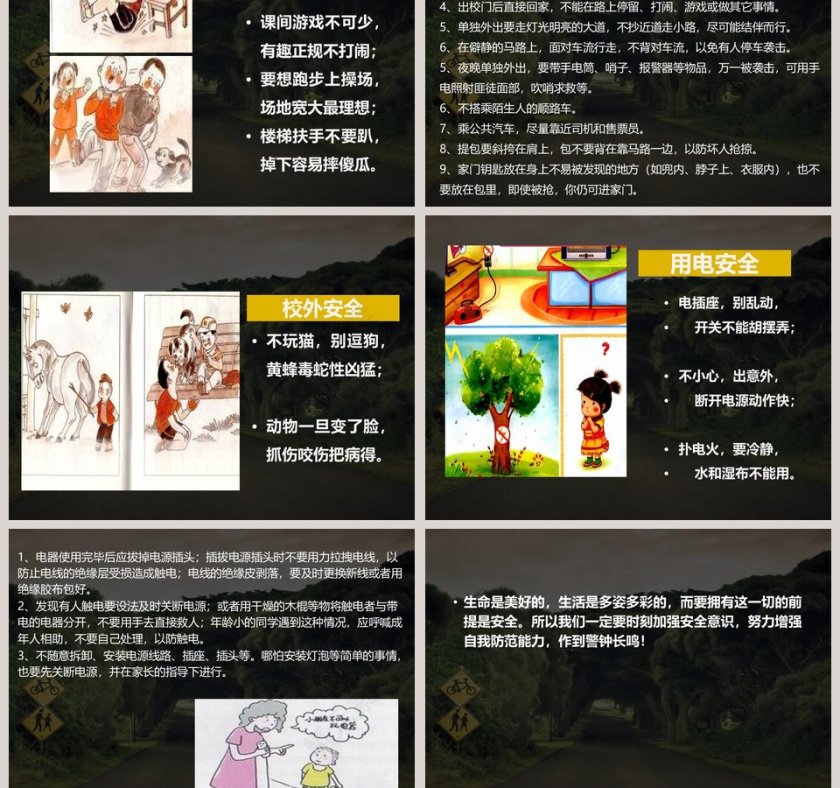 别伤着自己-教学ppt课件第3张