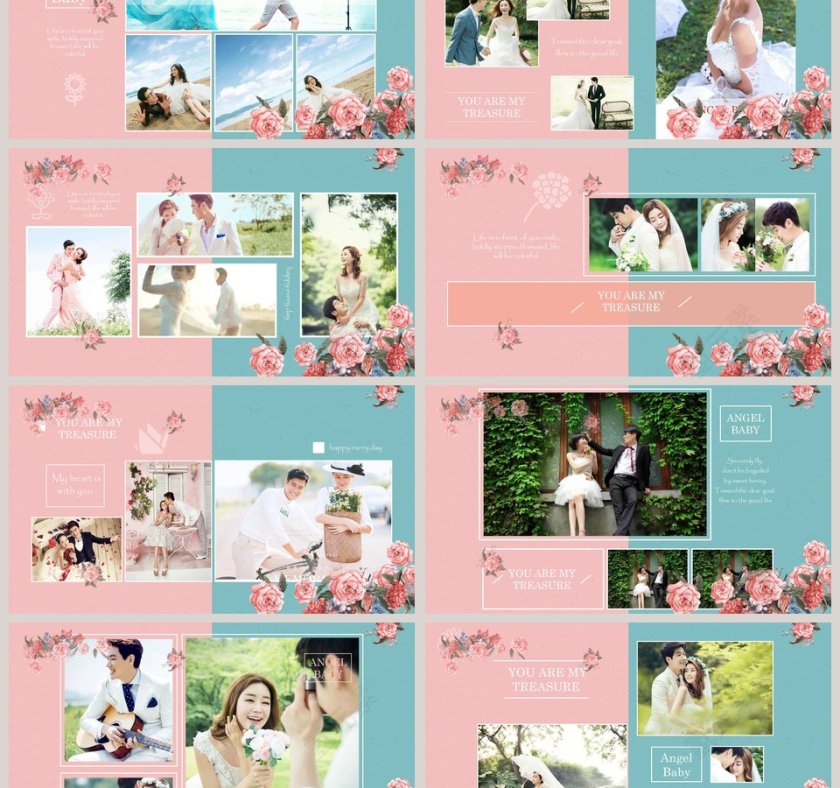 我们结婚吧婚礼快闪PPT模板第3张