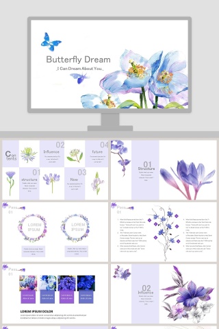 手绘风格工作总结PPT