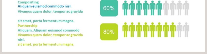 人口小人百分比说明PPT模板第2张