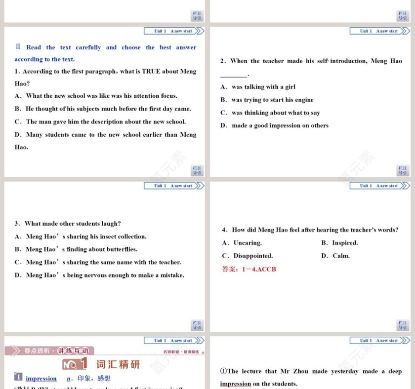 Section  Starting out  Understanding ideas教学ppt课件第4张