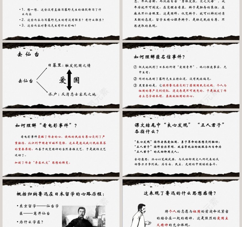 八年级语文课件《藤野先生》PPT第3张