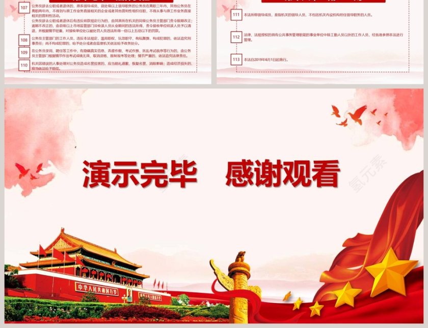 中华人民共和国公务员法学习解读ppt第12张
