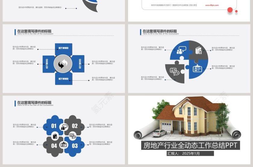 房地产行业全动态工作总结PPT第7张