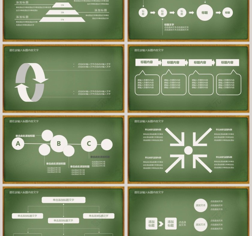教育教学课件培训PPT模板第3张
