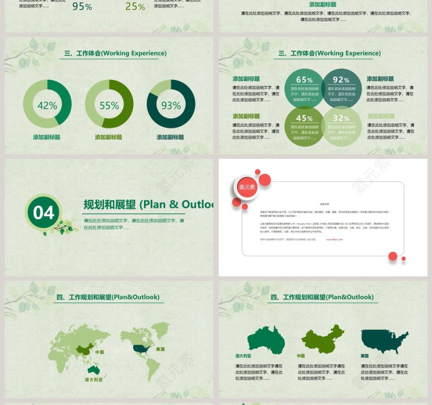 2019小清新述职报告PPT第4张