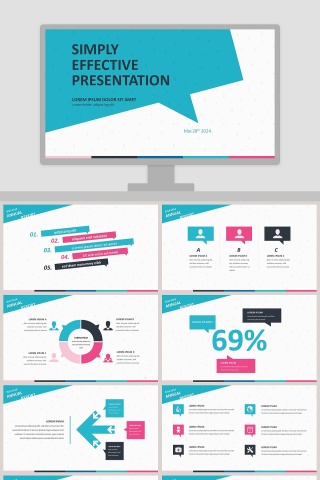 商务汇报工作总结简约通用ppt