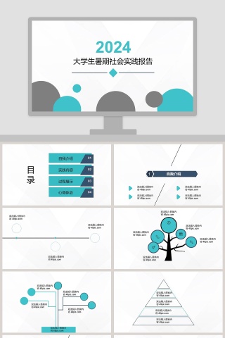 大学生暑期社会实践报告模板