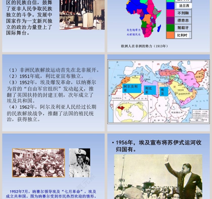 第-课亚非拉国家的新发展教学ppt课件第3张