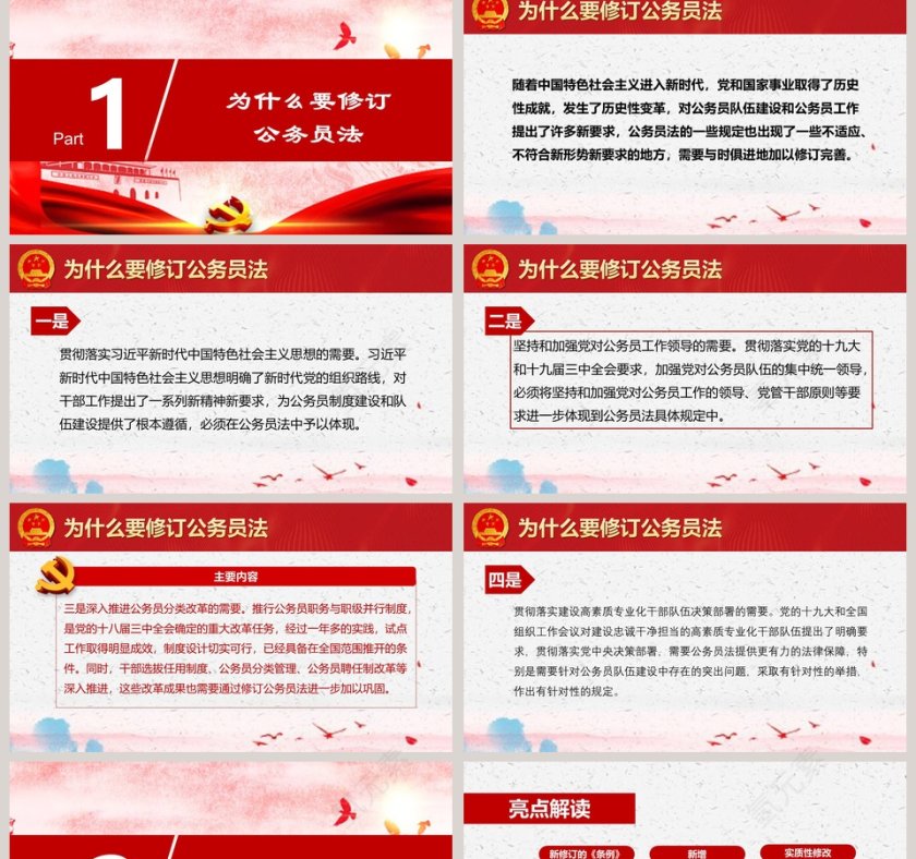 中华人民共和国公务员法学习解读ppt第2张