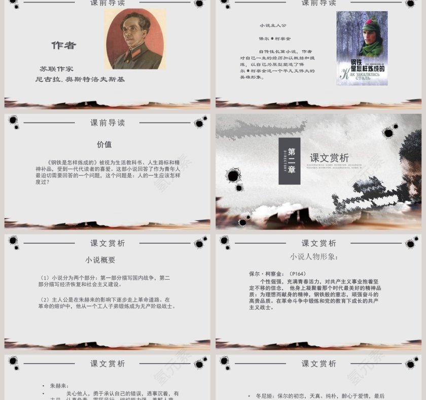  初中语文课件PPT《钢铁是怎样炼成的》    第2张
