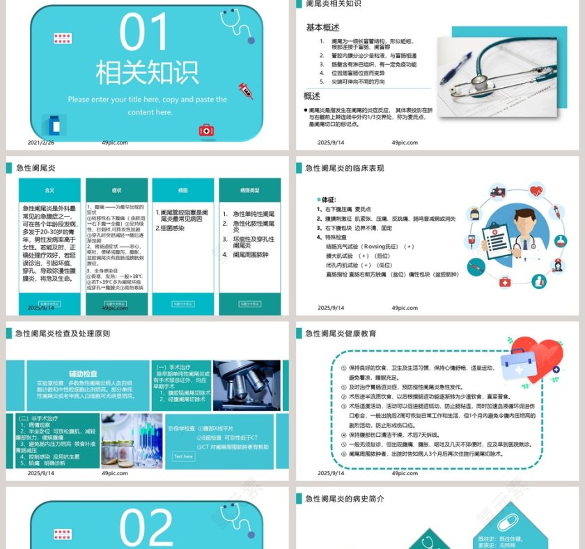 急性阑尾炎护理查房PPT模板第2张