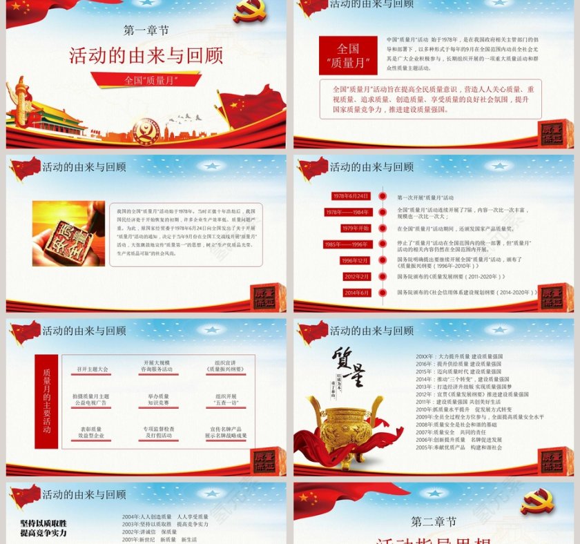 加强市场监管建设质量强国全国质量月PPT模板第2张