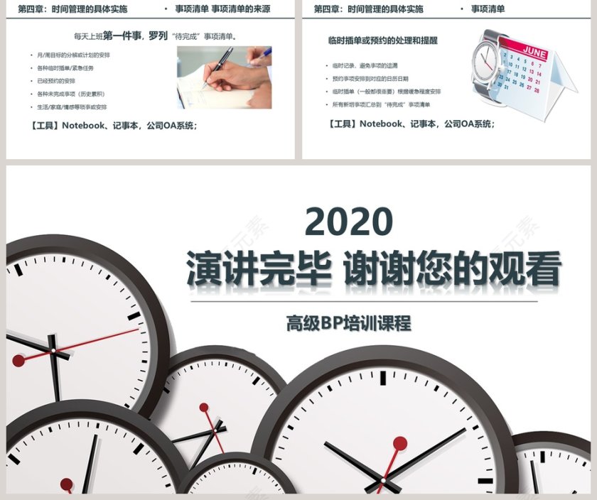 新员工入职培训课程时间管理培训PPT模板第5张