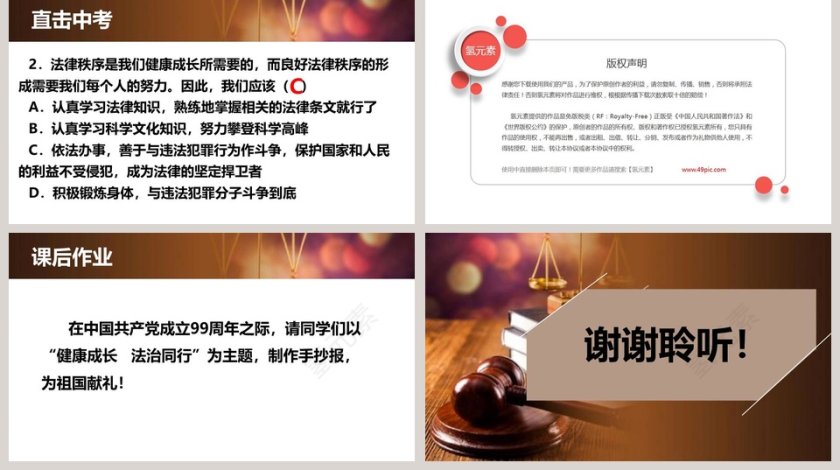 第十课法律伴我们成长-我们与法律同行教学ppt课件第5张