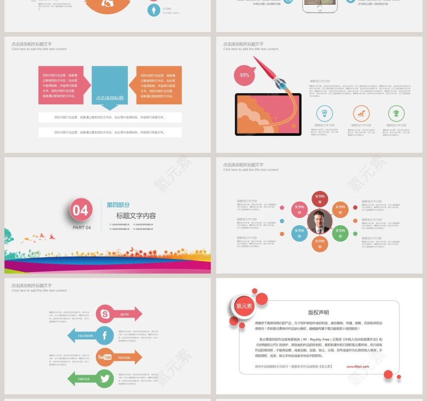 职业生涯规划PPT模版第4张