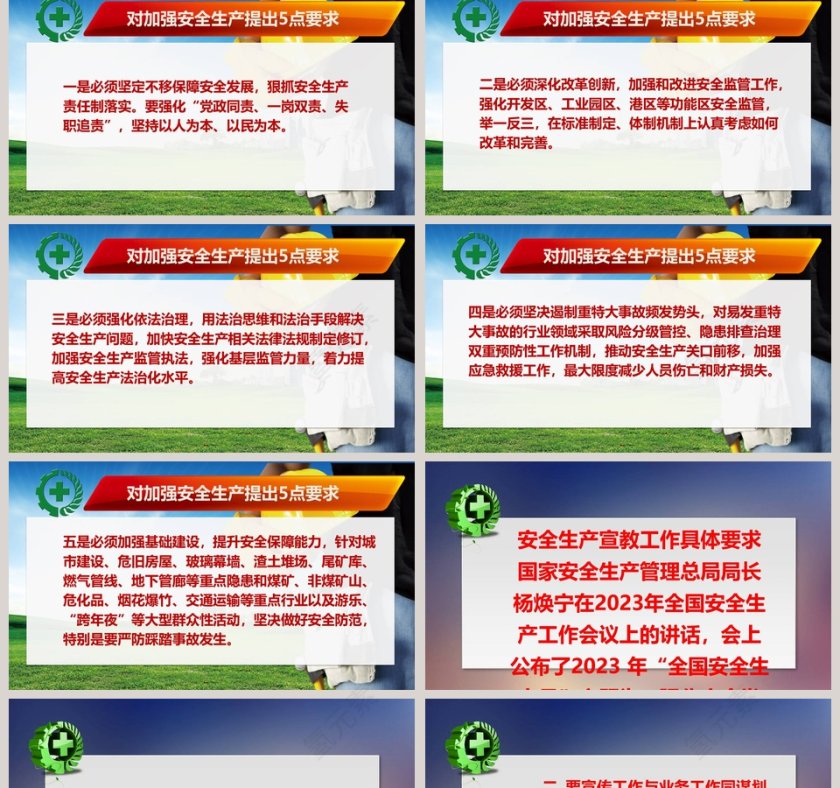 2019安全生产月宣传培训PPT安全生产PPT第2张