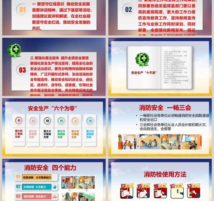 2019安全生产月宣传培训PPT安全生产PPT第3张