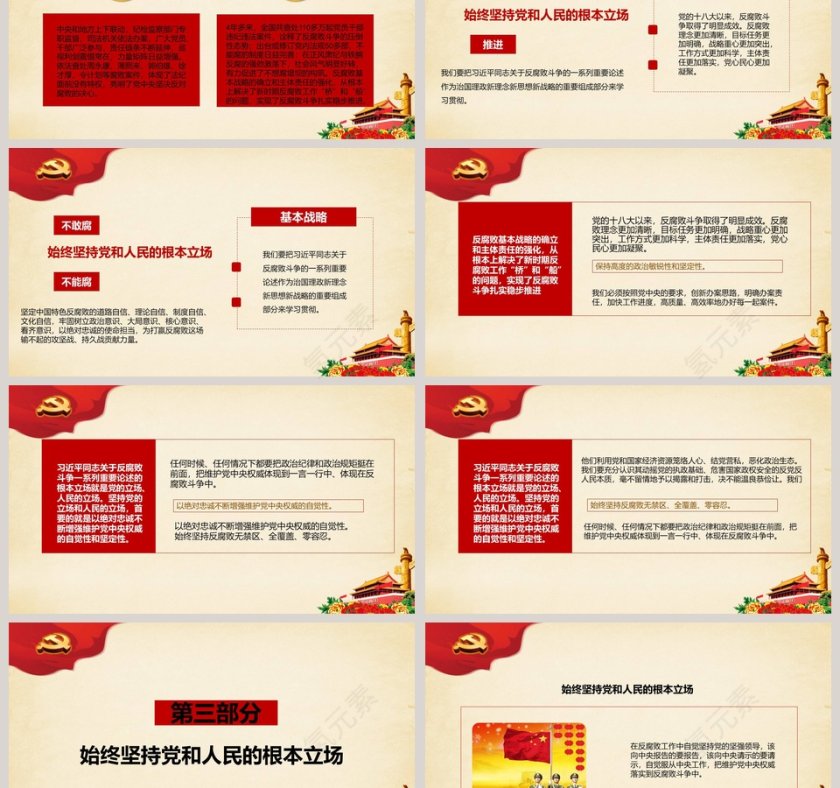 坚定不移反对腐败的思想指南和行动纲领PPT第3张