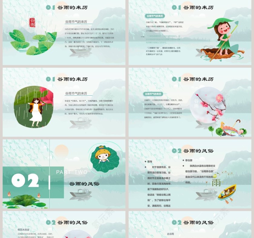 谷雨节气ppt第2张