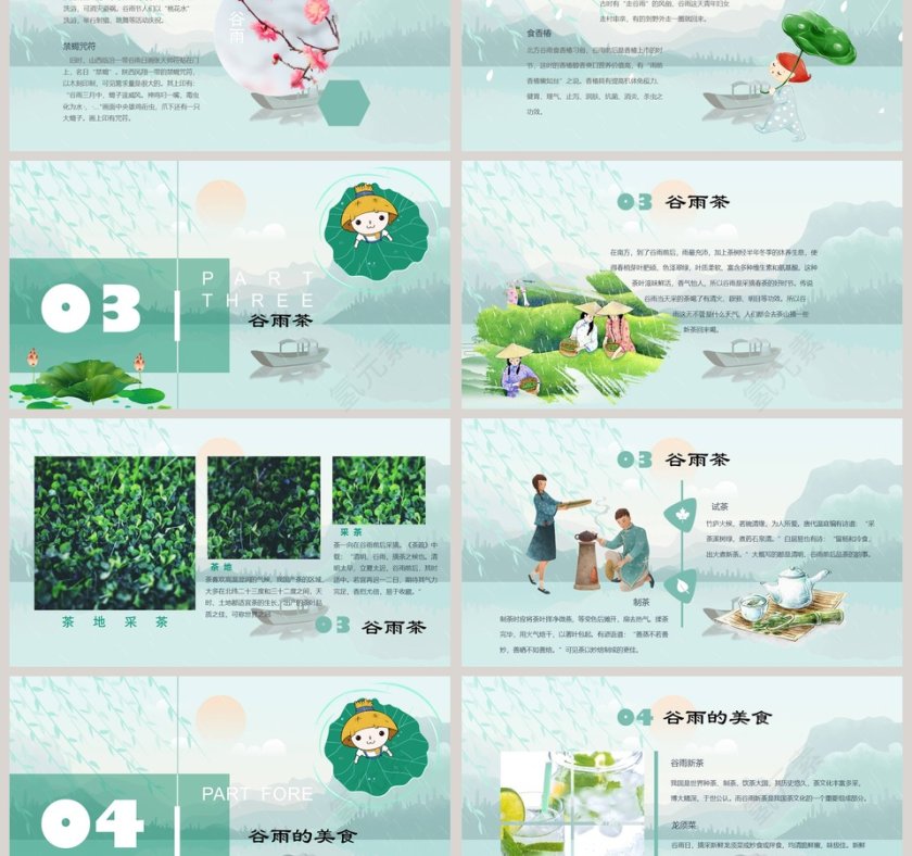 谷雨节气ppt第3张