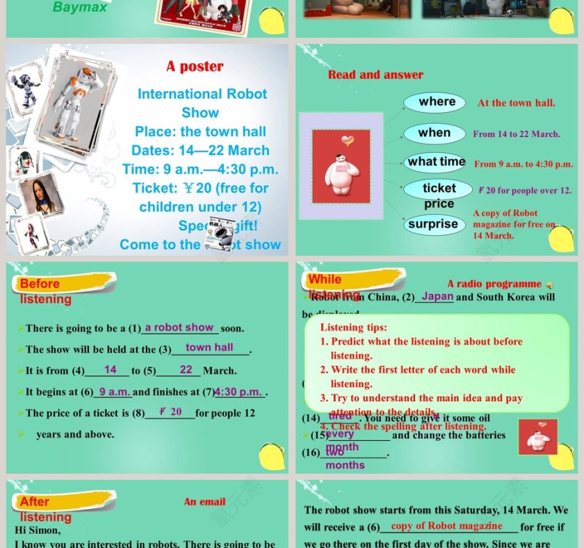 Unit 3 RobotsIntegrated skills教学ppt课件第2张