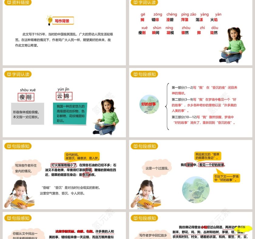 课文解析六年级语文上册好的故事语文课件PPT第2张