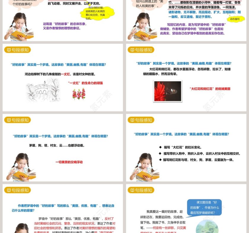 课文解析六年级语文上册好的故事语文课件PPT第3张