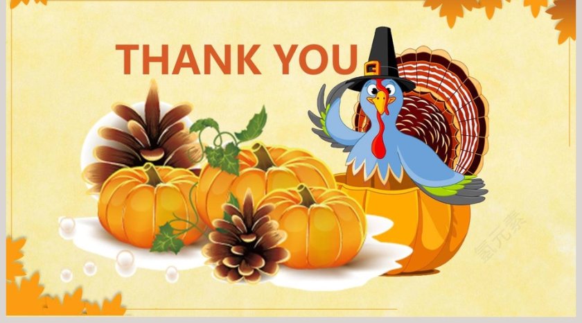 卡通风感恩节活动策划通用PPT模版第5张