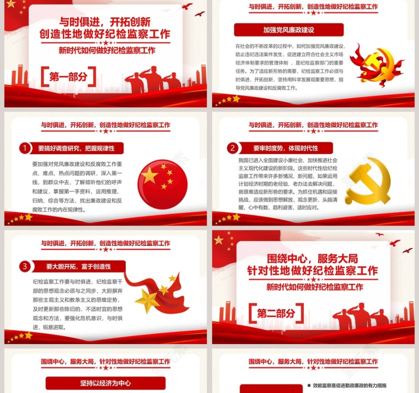 新时代如何做好纪检监察工作纪检专题教育PPT模板第2张