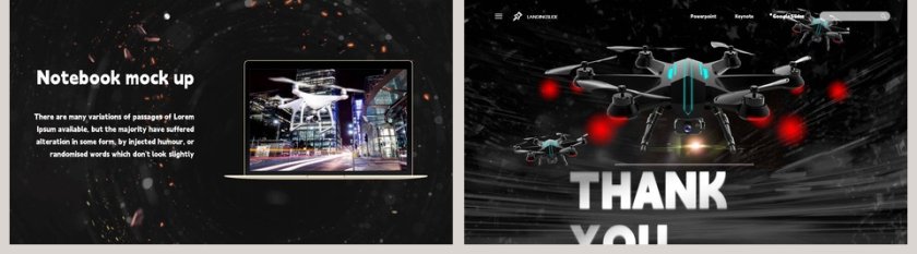 科技风无人机时代计划书PPT模板第5张