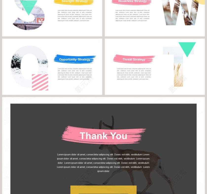 你好十一月PPT模板第6张