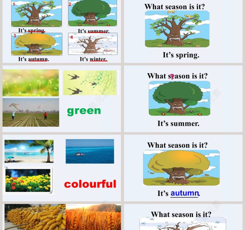Unit 4  Seasons-Its spring教学ppt课件第2张