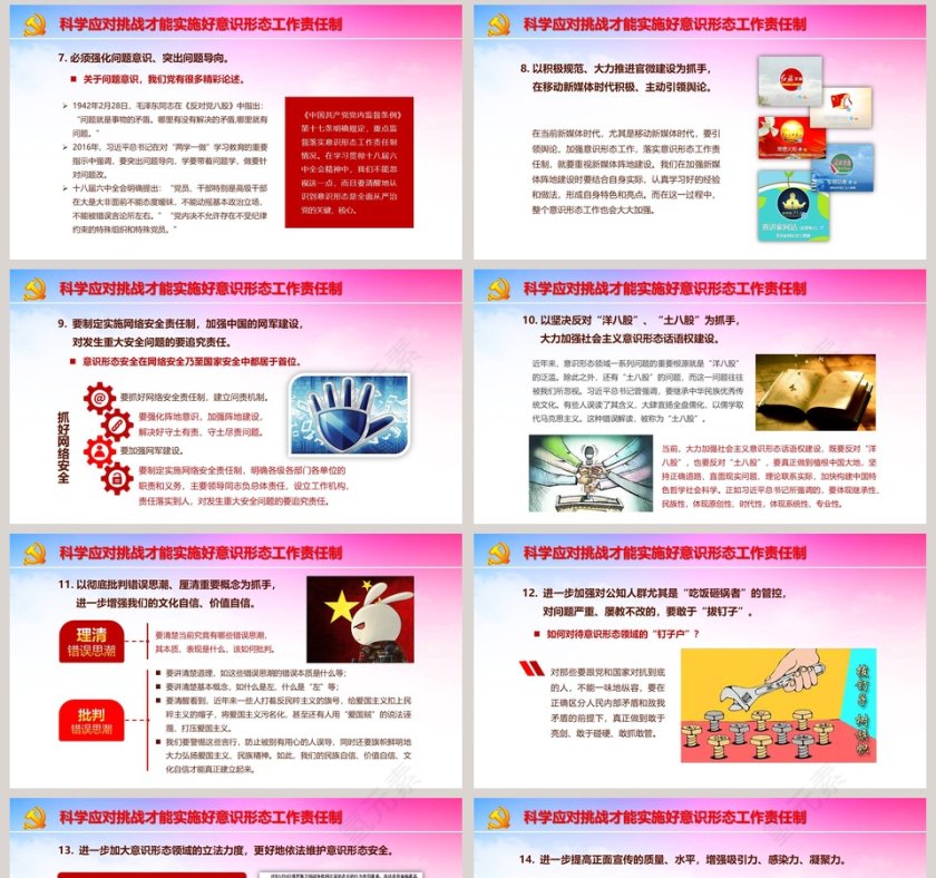 中应对挑战中实施好意识形态工作责任制第8张