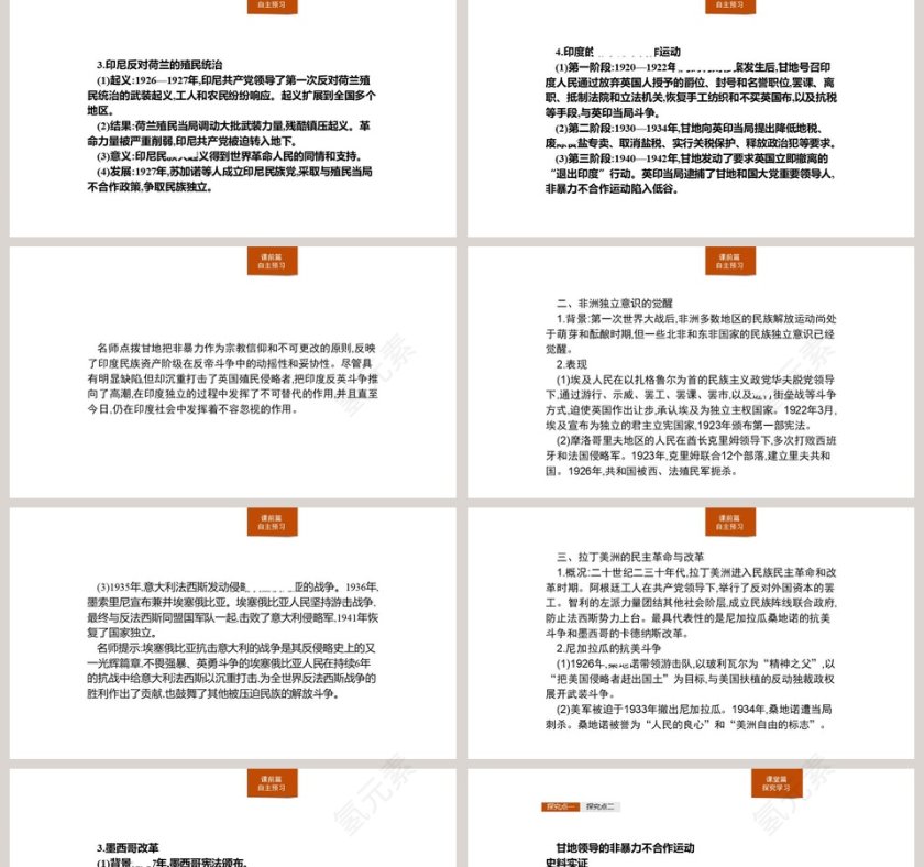 第-课亚非拉民族民主运动的高涨教学ppt课件第2张