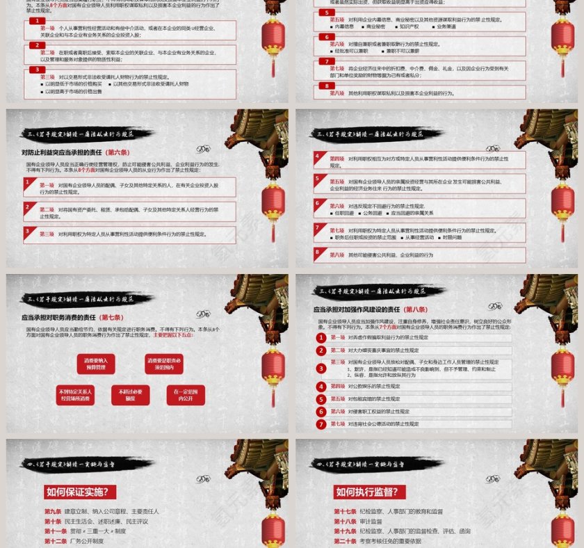 党员干部严守党纪廉洁从业PPT模板第6张