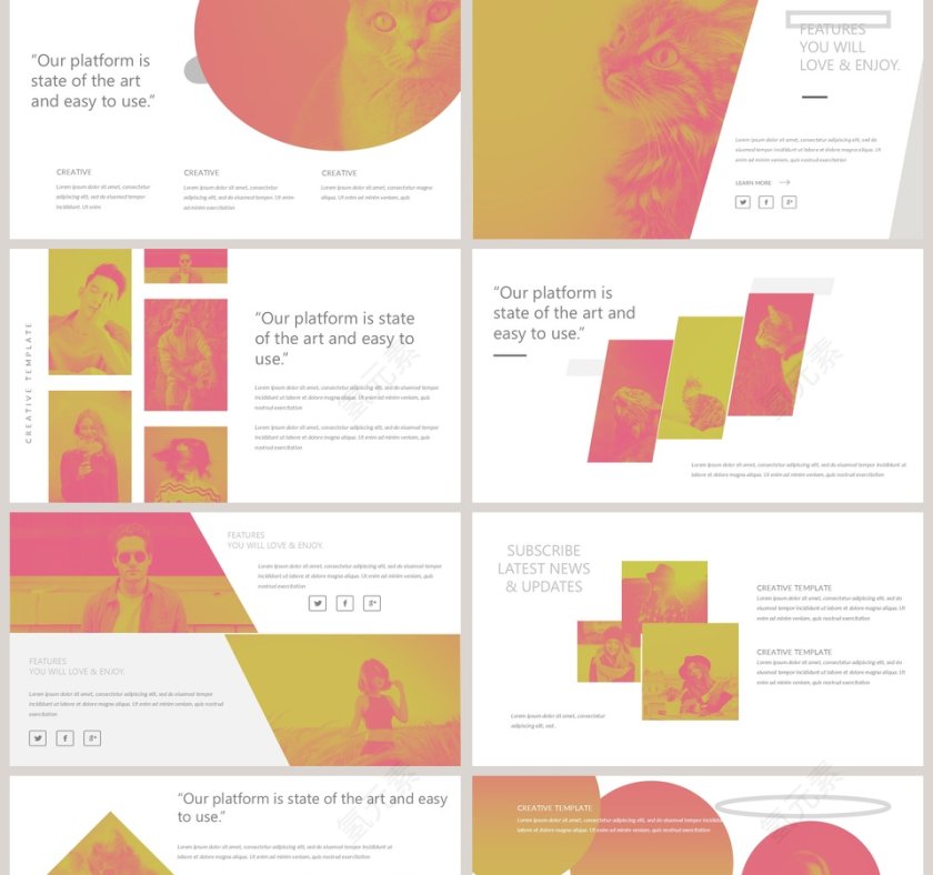 创意设计感PPT第2张