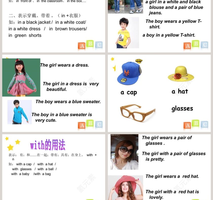 Unit 1-He looks like a cook教学ppt课件第3张