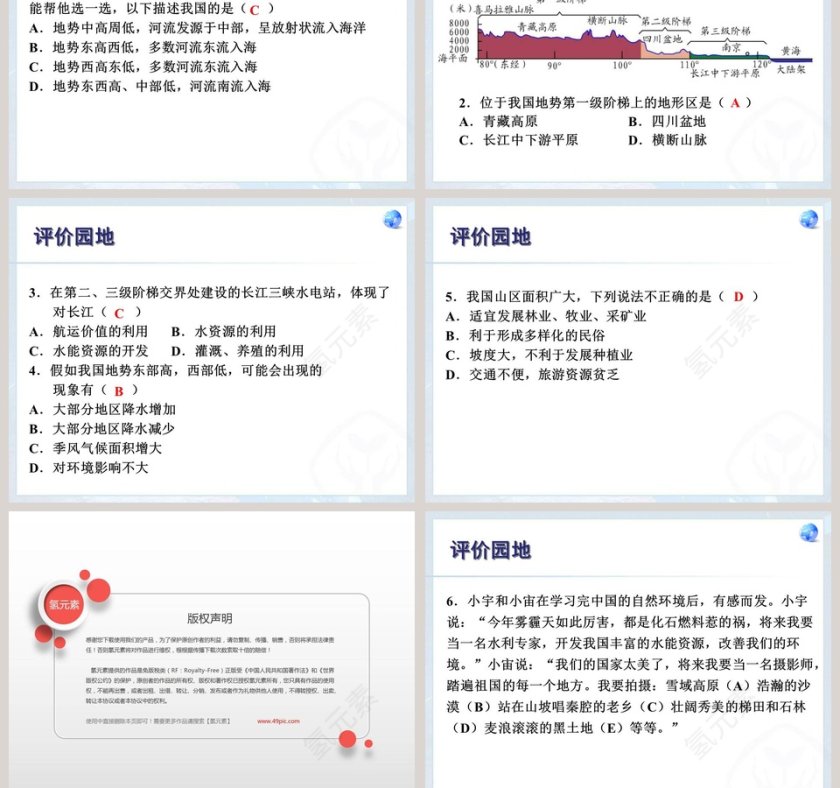 地形和地势-第二章  中国的自然环境教学ppt课件第7张