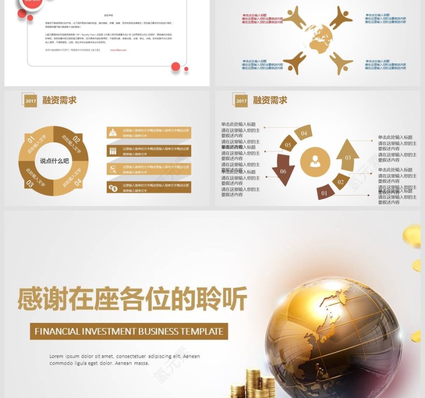 商业融资创业计划书商业计划书PPT第6张