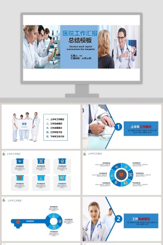 医院工作汇报总结模板