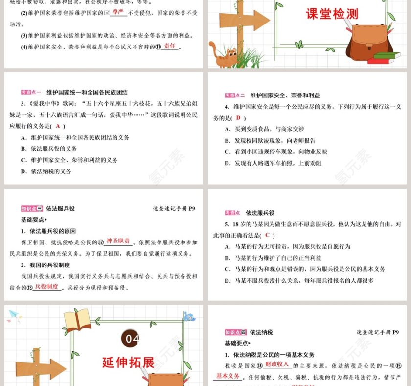 公民基本义务-人教版八年级道德与法治下册课件教学ppt课件第3张