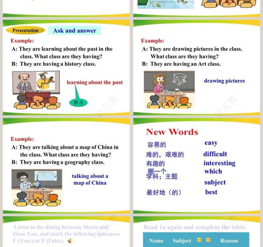 Unit5 Topic3-My school life is very interesting教学ppt课件第2张