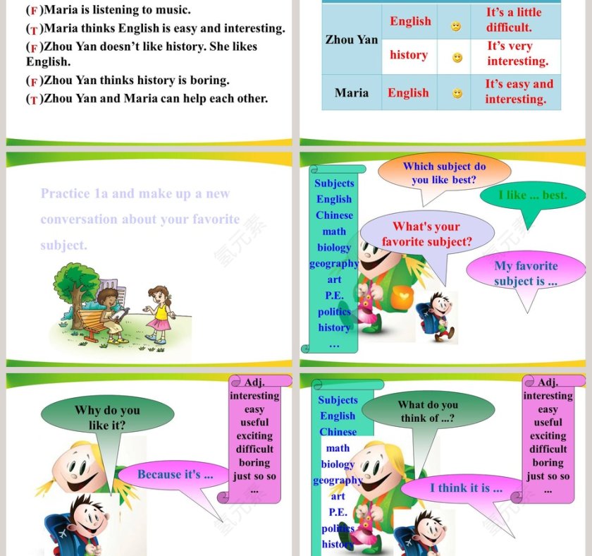 Unit5 Topic3-My school life is very interesting教学ppt课件第3张